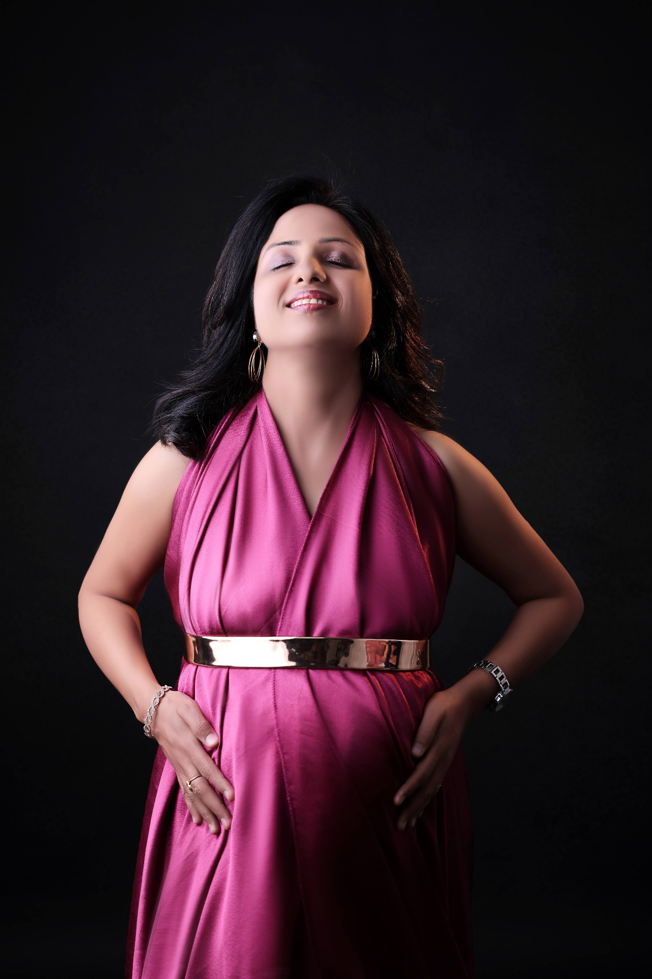 Payal Khurana during her pregnancy